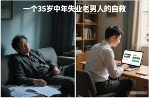 付费文章:一个35岁中年失业老男人的自救-遨游资源库
