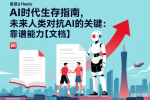 AI时代生存指南,未来人类对抗AI的关键:靠谱能力【文档】-遨游资源库