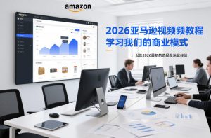 2026亚马逊视频教程，学习我们的商业模式，以及2026最新的选品及运营经验-遨游资源库