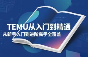 TEMU从入门到精通，从新手入门到进阶高手全覆盖-遨游资源库