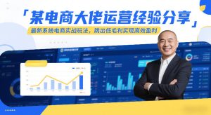 某电商大佬运营经验分享，最新系统电商实战玩法，跳出低毛利实现高效盈利-遨游资源库
