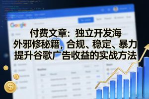 付费文章：独立开发海外邪修秘籍，合规、稳定、暴力提升谷歌广告收益的实战方法-遨游资源库
