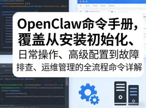 OpenClaw命令手册，覆盖从安装初始化、日常操作、高级配置到故障排查、运维管理的全流程命令详解-遨游资源库