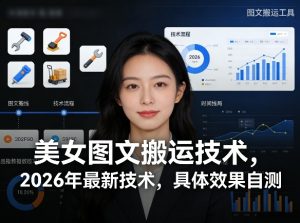 美女图文搬运技术，2026年最新技术，具体效果自测-遨游资源库