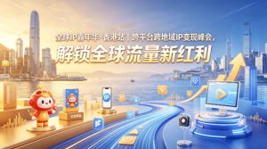 全球IP嘉年华·香港站｜跨平台跨地域IP变现峰会，解锁全球流量新红利-遨游资源库