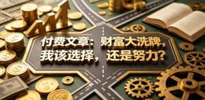 付费文章：财富大洗牌，我该选择，还是努力？-遨游资源库