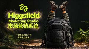告别高成本广告!Higgsfield Marketing Studio市场营销系统详解|一键生成创意广告,省去1W成本-遨游资源库