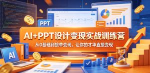 AI+PPT设计变现实战训练营,从0基础到接单变现,让你的才华直接变现-遨游资源库