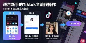 Tiktok下载注册发布,适合新手的Tiktok全流程操作-遨游资源库