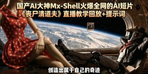 国产AI大神Mx-Shell火爆全网的AI短片《丧尸清道夫》直播教学回放+提示词-遨游资源库