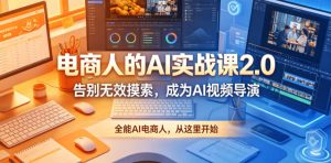 电商人的AI实战课2.0，告别无效摸索，成为AI视频导演，全能AI电商人，从这里开始-遨游资源库