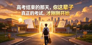 付费文章：高考结束的那天，你这辈子真正的考试，才刚刚开始-遨游资源库
