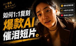 豆包+Gemini生成真人AI短剧-拆解复刻百万爆款第一人称短片，一站式讲透爆款复刻全流程-遨游资源库