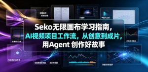 Seko无限画布学习指南，AI视频项目工作流，从创意到成片，用Agent 创作好故事-遨游资源库