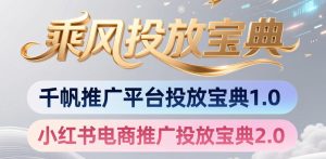 小红书千帆推广平台投放宝典，小红书电商推广投放宝典2.0-遨游资源库