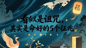 付费文章：看似是诅咒，其实是命好的5个征兆-遨游资源库